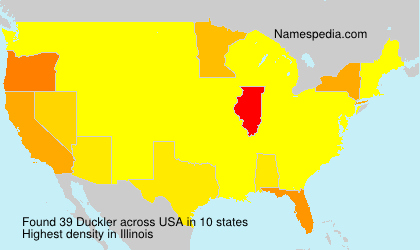 Surname Duckler in USA Surname Duckler in USA