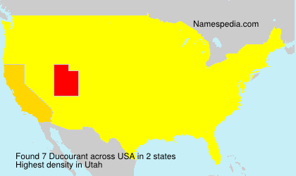 Surname Ducourant in USA Surname Ducourant in USA