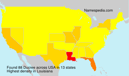 Surname Ducree in USA Surname Ducree in USA
