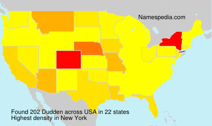 Surname Dudden in USA Surname Dudden in USA
