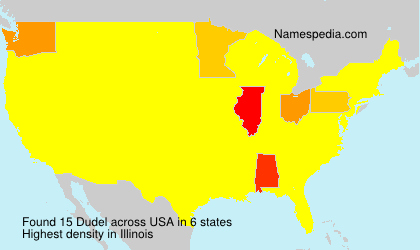 Surname Dudel in USA Surname Dudel in USA