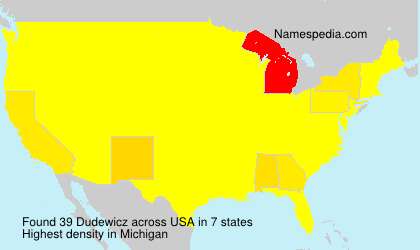 Surname Dudewicz in USA Surname Dudewicz in USA