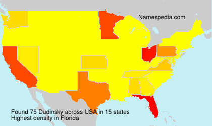 Surname Dudinsky in USA Surname Dudinsky in USA