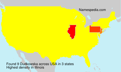 Surname Dudkowska in USA Surname Dudkowska in USA
