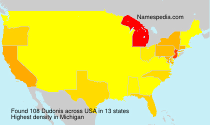Surname Dudonis in USA Surname Dudonis in USA