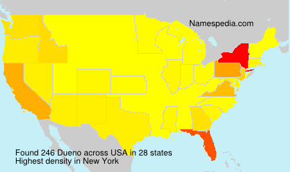 Surname Dueno in USA Surname Dueno in USA