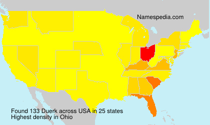 Surname Duerk in USA Surname Duerk in USA