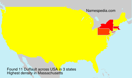 Surname Duffault in USA Surname Duffault in USA