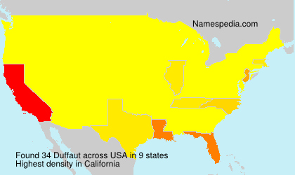 Surname Duffaut in USA Surname Duffaut in USA