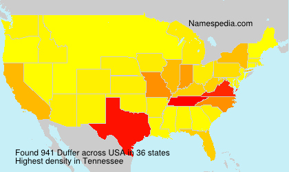 Surname Duffer in USA Surname Duffer in USA