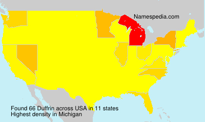 Surname Duffrin in USA Surname Duffrin in USA