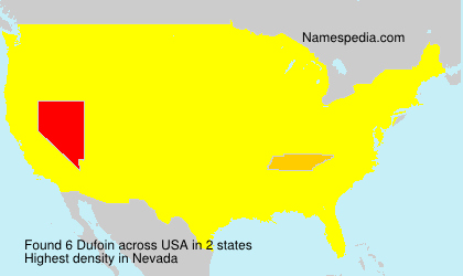 Surname Dufoin in USA Surname Dufoin in USA