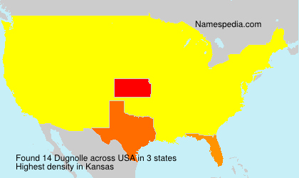 Surname Dugnolle in USA Surname Dugnolle in USA