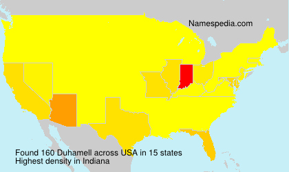 Surname Duhamell in USA Surname Duhamell in USA