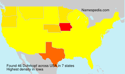 Surname Duhrkopf in USA Surname Duhrkopf in USA