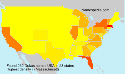 Surname Dukas in USA Surname Dukas in USA