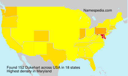 Surname Dukehart in USA Surname Dukehart in USA