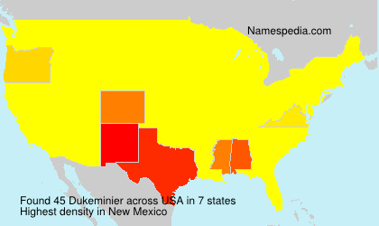 Surname Dukeminier in USA Surname Dukeminier in USA