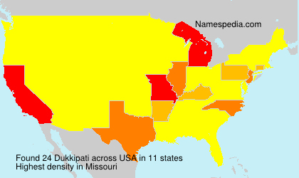 Surname Dukkipati in USA Surname Dukkipati in USA