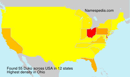 Surname Duko in USA Surname Duko in USA