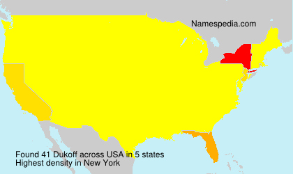 Surname Dukoff in USA Surname Dukoff in USA