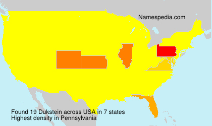Surname Dukstein in USA Surname Dukstein in USA
