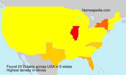 Surname Dulakis in USA Surname Dulakis in USA