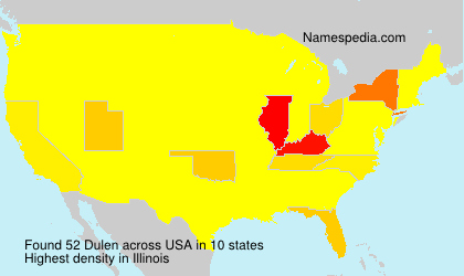 Surname Dulen in USA Surname Dulen in USA