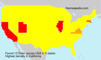 Surname Duler in USA Surname Duler in USA