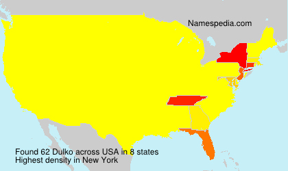 Surname Dulko in USA Surname Dulko in USA