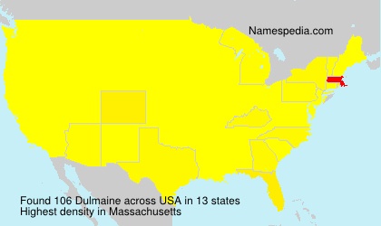 Surname Dulmaine in USA Surname Dulmaine in USA