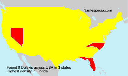 Surname Dulskis in USA Surname Dulskis in USA
