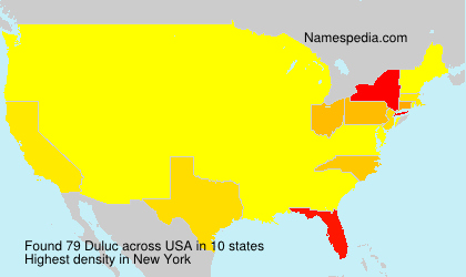 Surname Duluc in USA Surname Duluc in USA