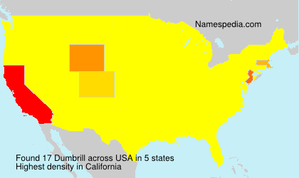 Surname Dumbrill in USA Surname Dumbrill in USA