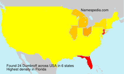 Surname Dumbroff in USA Surname Dumbroff in USA