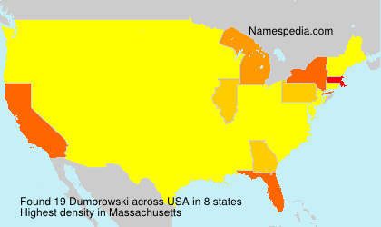 Surname Dumbrowski in USA Surname Dumbrowski in USA