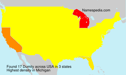 Surname Dumity in USA Surname Dumity in USA