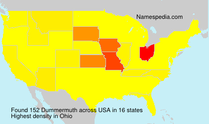 Surname Dummermuth in USA Surname Dummermuth in USA