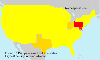 Surname Dumpe in USA Surname Dumpe in USA