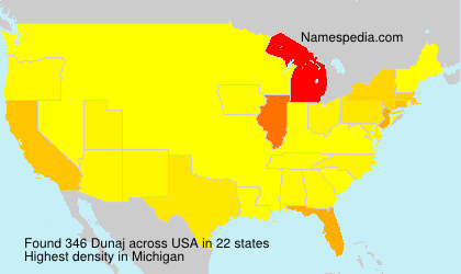 Surname Dunaj in USA Surname Dunaj in USA