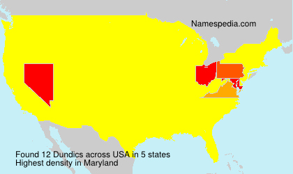Surname Dundics in USA Surname Dundics in USA