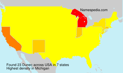 Surname Dunec in USA Surname Dunec in USA