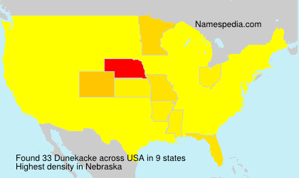 Surname Dunekacke in USA Surname Dunekacke in USA