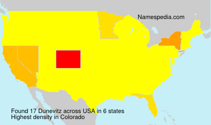 Surname Dunevitz in USA Surname Dunevitz in USA