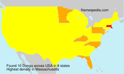 Surname Dunga in USA