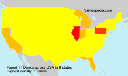 Surname Dunka in USA Surname Dunka in USA