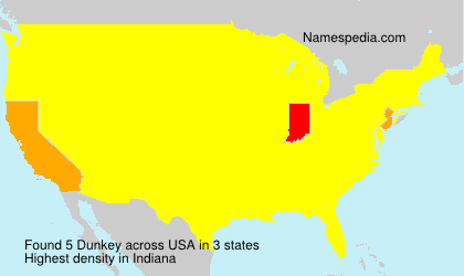 Surname Dunkey in USA Surname Dunkey in USA