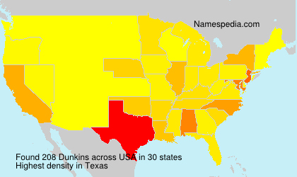 Surname Dunkins in USA Surname Dunkins in USA