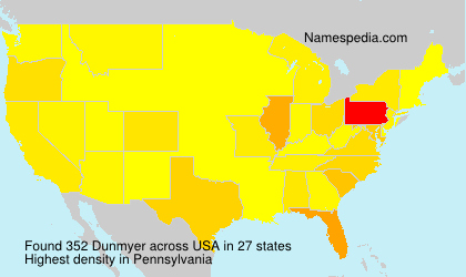 Surname Dunmyer in USA Surname Dunmyer in USA