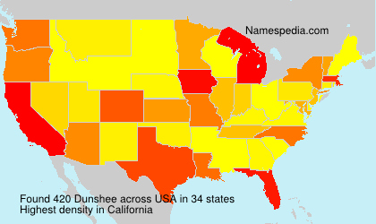Surname Dunshee in USA Surname Dunshee in USA